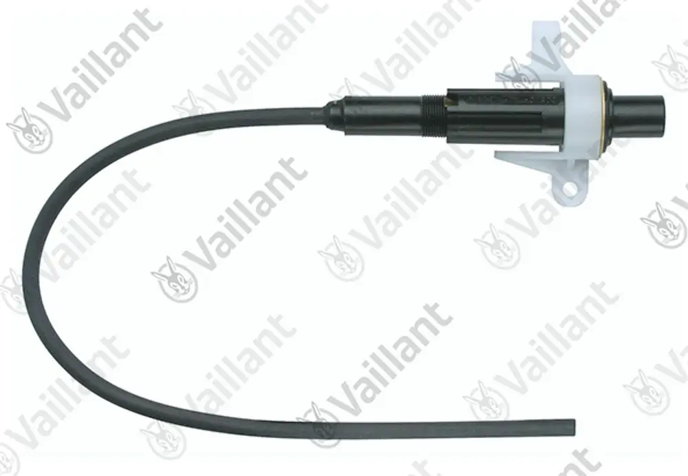 Vaillant Piezo-Zünder mit einem langen Kabel, zur Zündung von Brennwertgeräten in Heizanlagen.